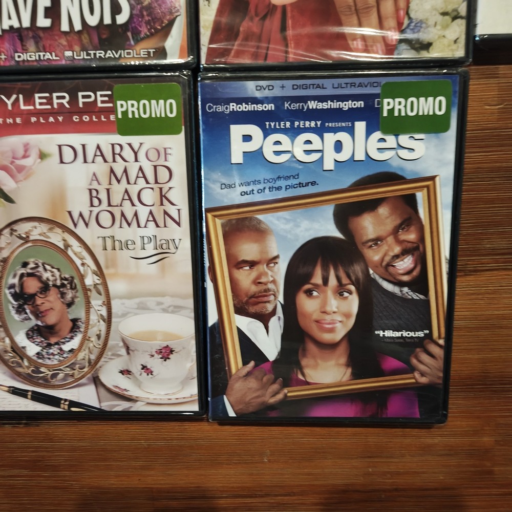 Lot of 10 Factory Sealed Tyler Perry Promo DVDs Madea Jail Play‎ Peeples Browns - Picture 2 of 10